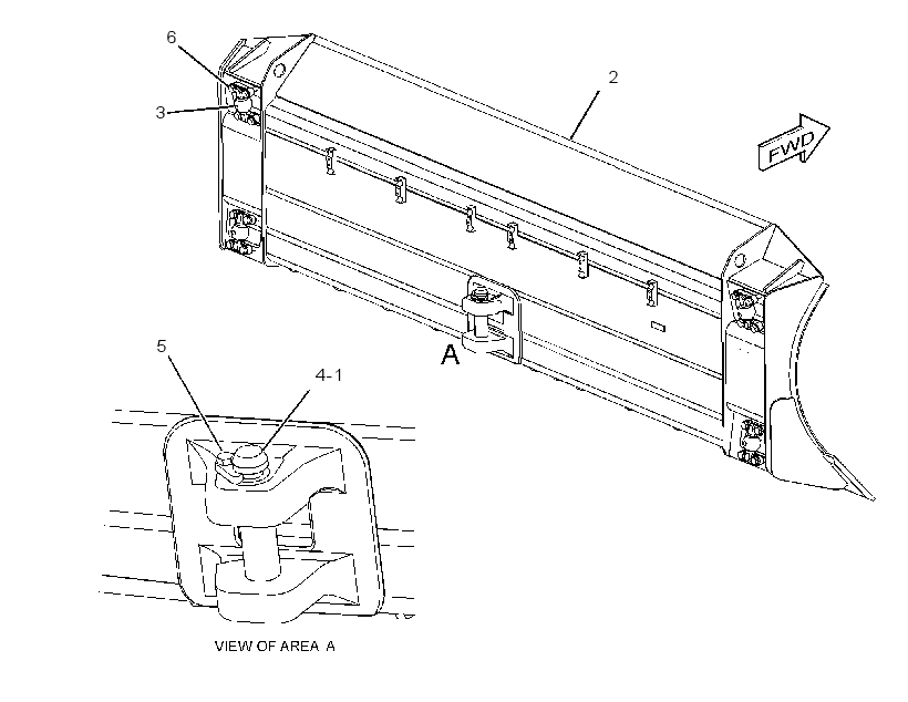 Отвал поворотный 2519818 CAT