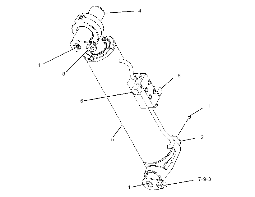 CYLINDER & MTG GP-STABILIZER 2681002 CAT