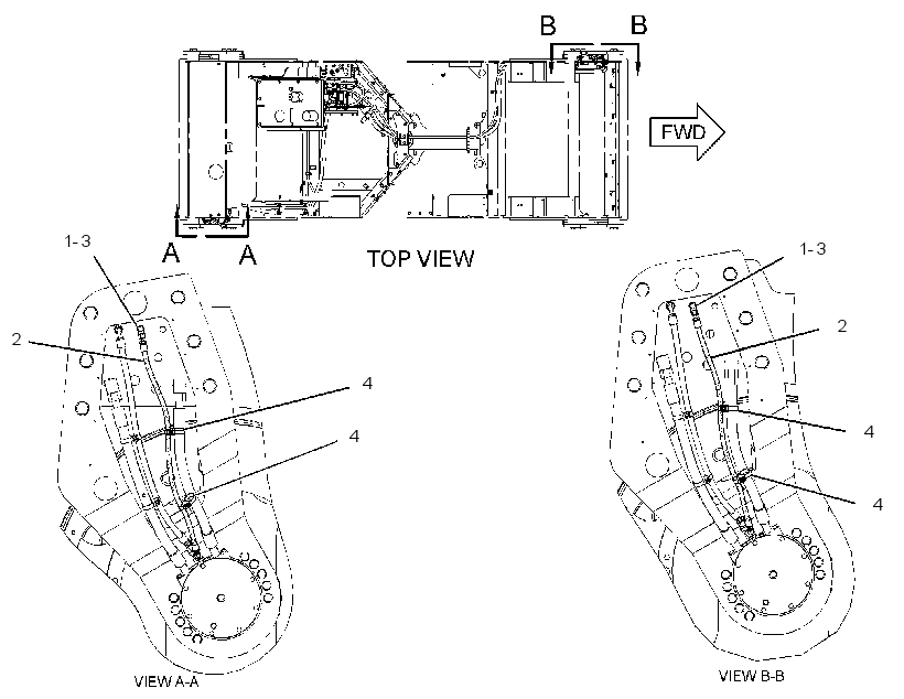 LINES GP-BRAKE & SHIFT 2676554 CAT