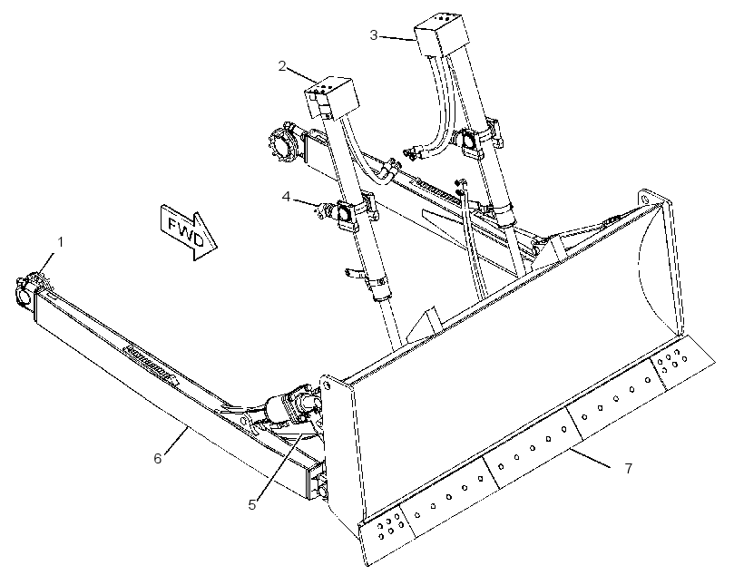 BULLDOZER AR-SEMI-UNIVERSAL 2525854 CAT