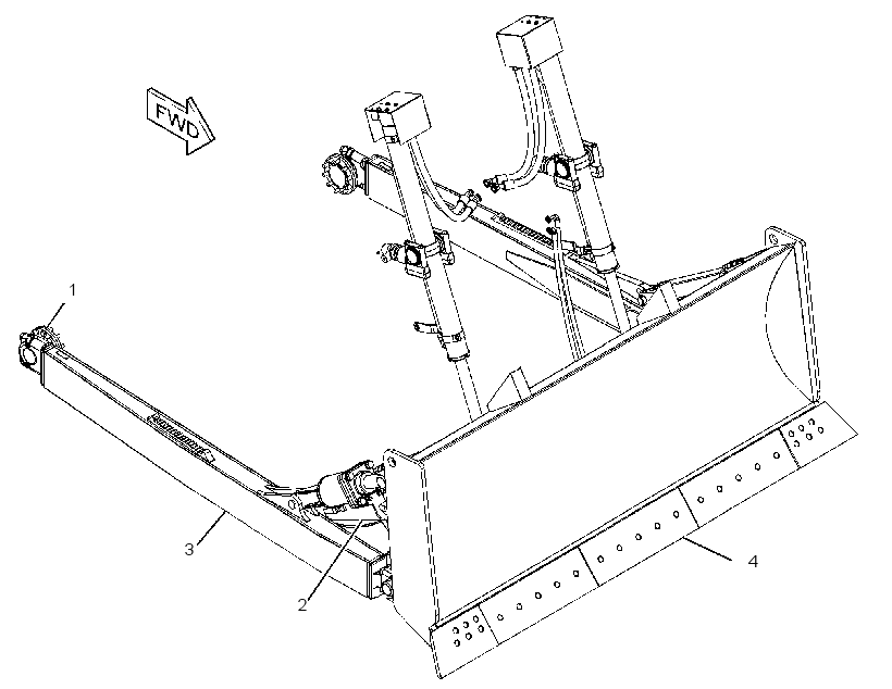 BULLDOZER AR-SEMI-UNIVERSAL 2525855 CAT