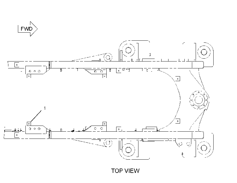 HARDWARE GP-REAR FRAME 2612031 CAT