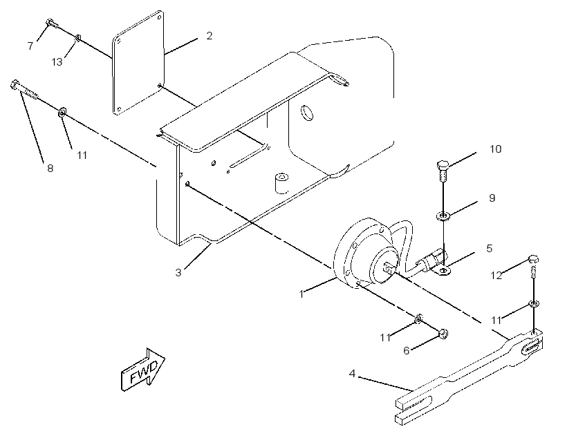 SENSOR & MTG GP-TILT POSITION 2482532 CAT