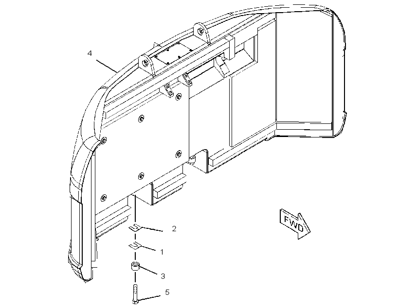 Противовес 2585979 CAT
