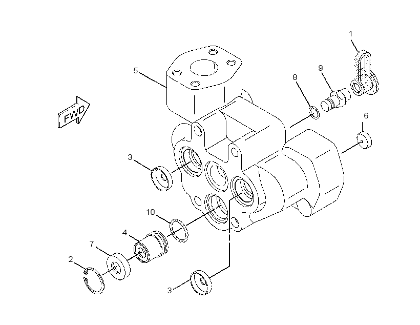 MANIFOLD GP-TRANSMISSION 2639949 CAT