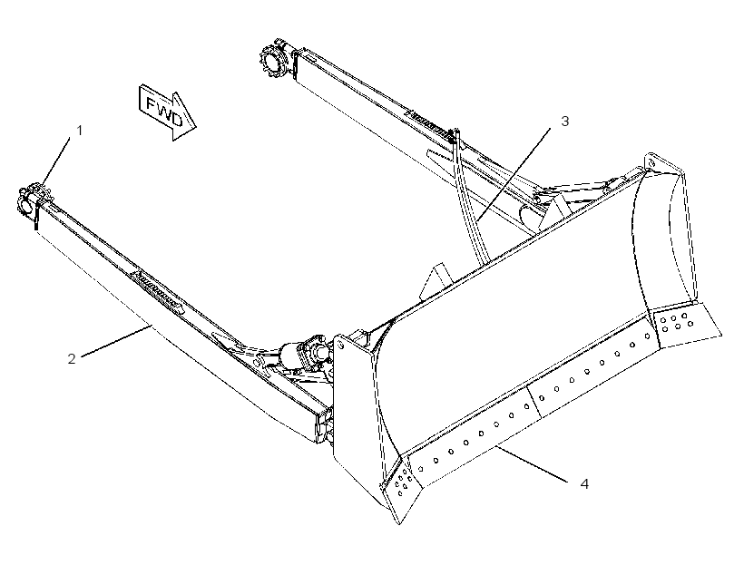 BULLDOZER AR-SEMI-UNIVERSAL 2516120 CAT