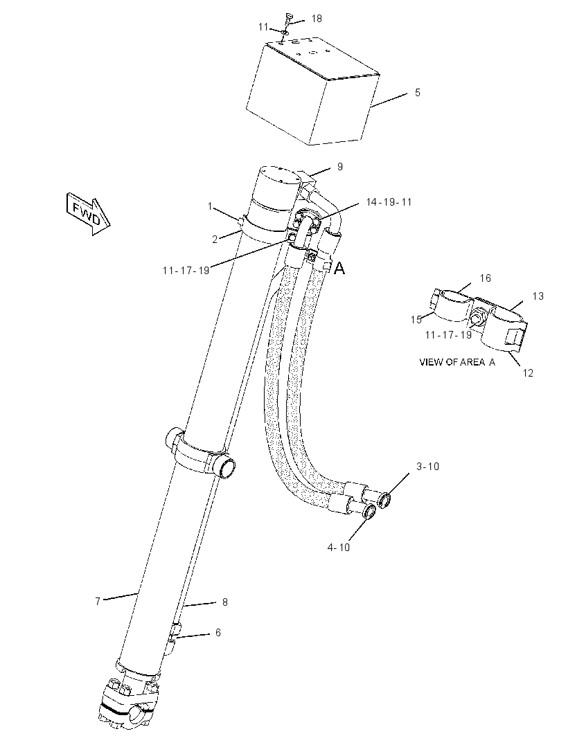 CYLINDER AND LINES GROUP 2274005 CAT