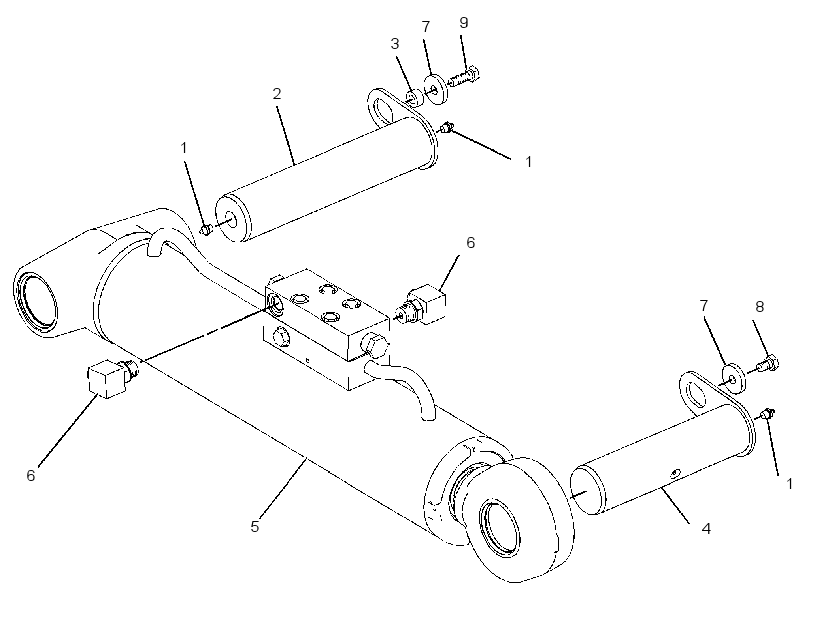 CYLINDER & MTG GP-STABILIZER 2681001 CAT