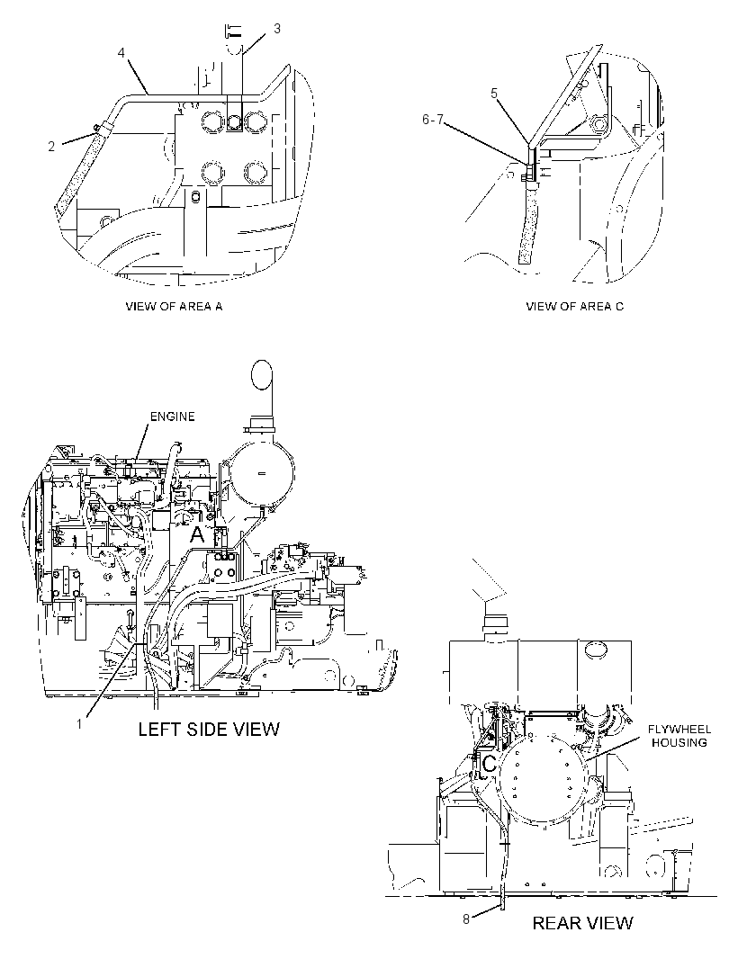 LINES GP-MUFFLER DRAIN 2724624 CAT