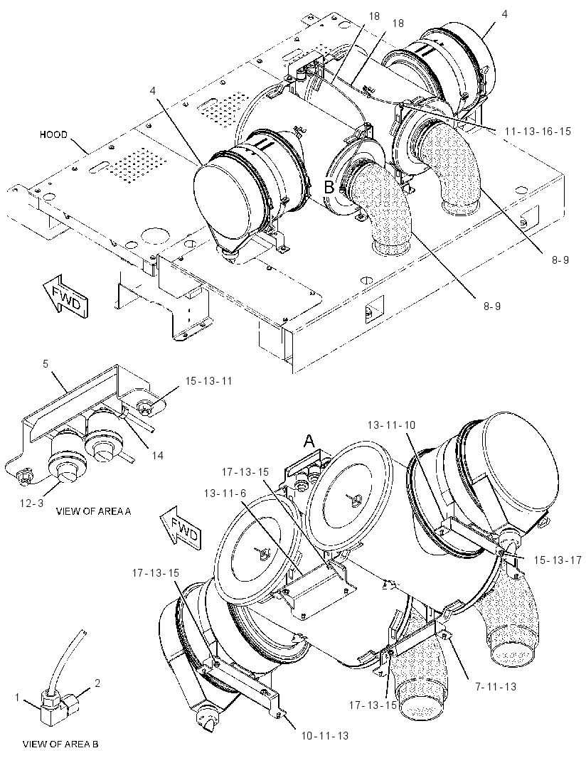 KIT-AIR CLEANER 2746954 CAT