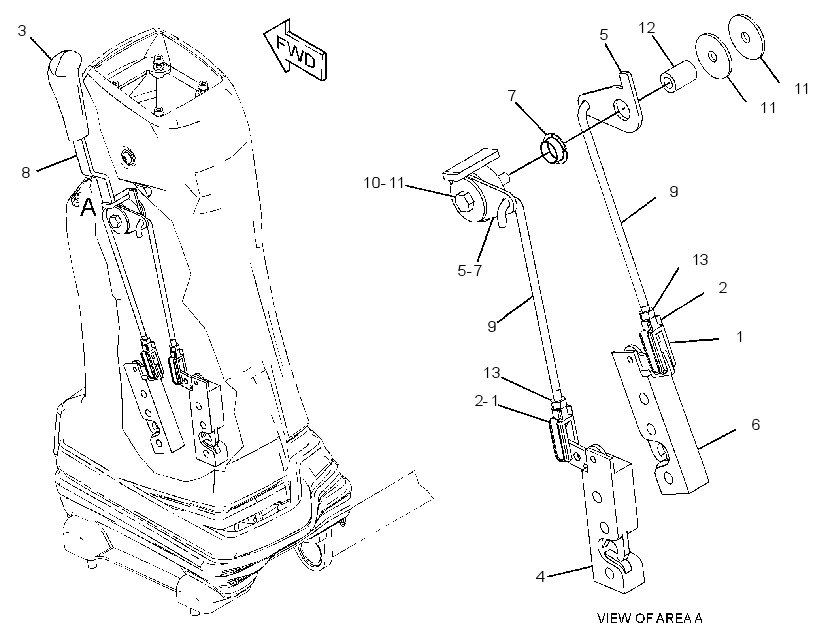 LATCH GP-CONSOLE 2693248 CAT