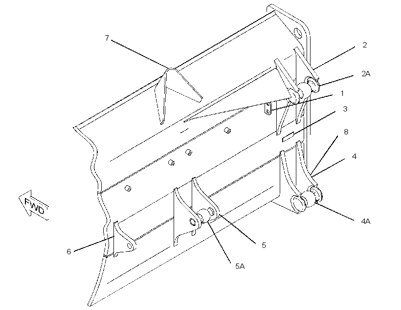 BLADE AS-STRAIGHT 2525852 CAT