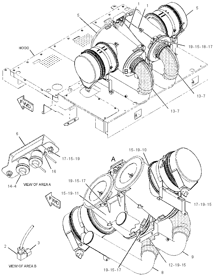 KIT-AIR CLEANER 2643223 CAT