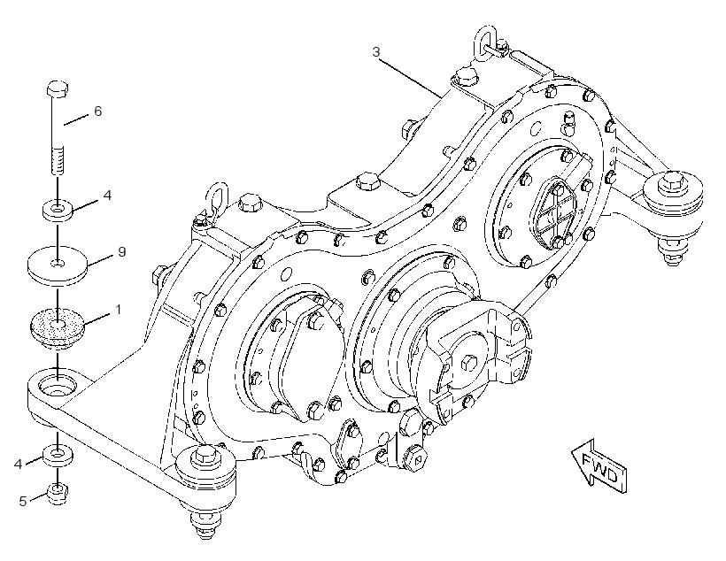 DRIVE & MTG GP-PUMP 2497832 CAT