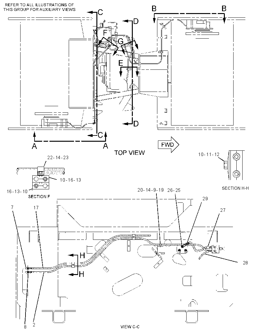 LINES GP-BRAKE & SHIFT 2089812 CAT