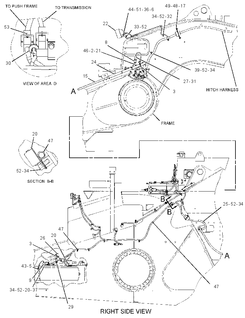 WIRING GP-SCRAPER 2286974 CAT
