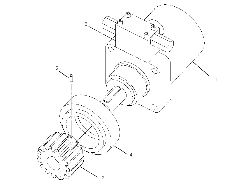 MOTOR & MANIFOLD GP-ROTATOR 2707532 CAT