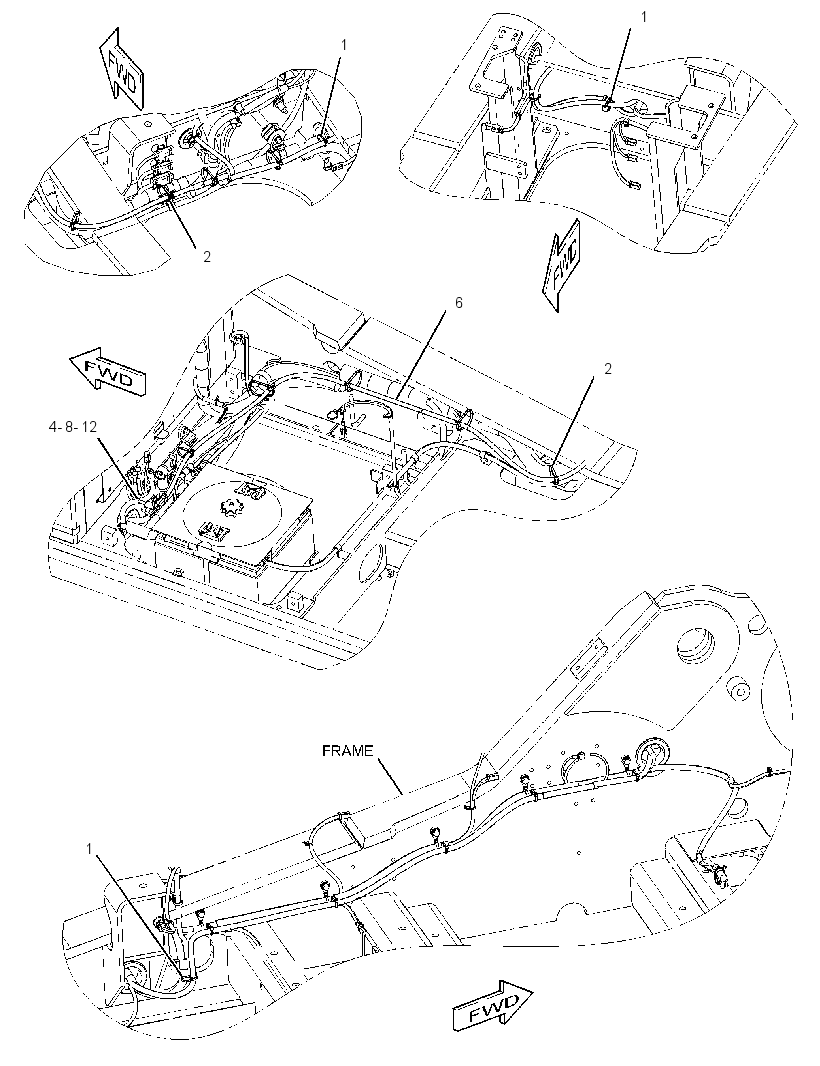 WIRING GP-BOOM FLOAT 2510439 CAT