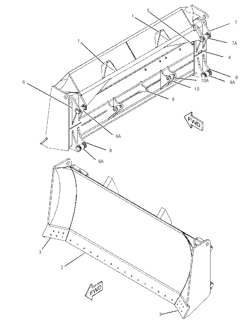 BLADE AS-SEMI-UNIVERSAL 2305556 CAT