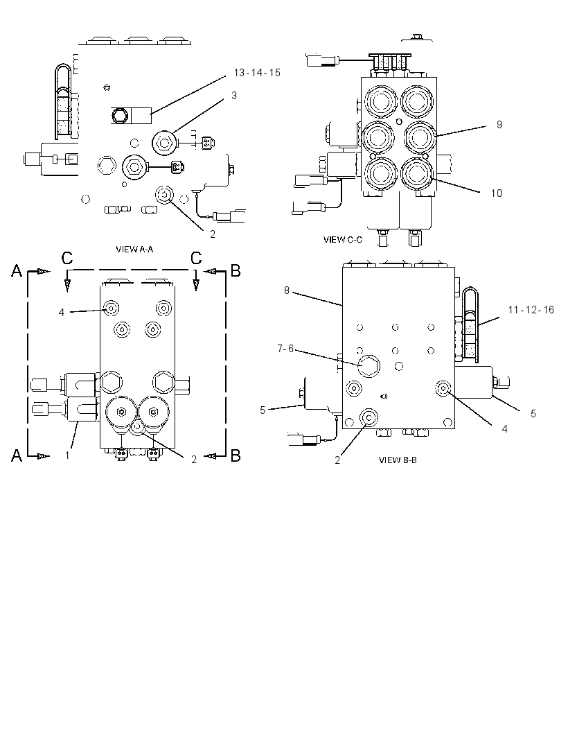 MANIFOLD & MTG GP-STEERING 2232529 CAT