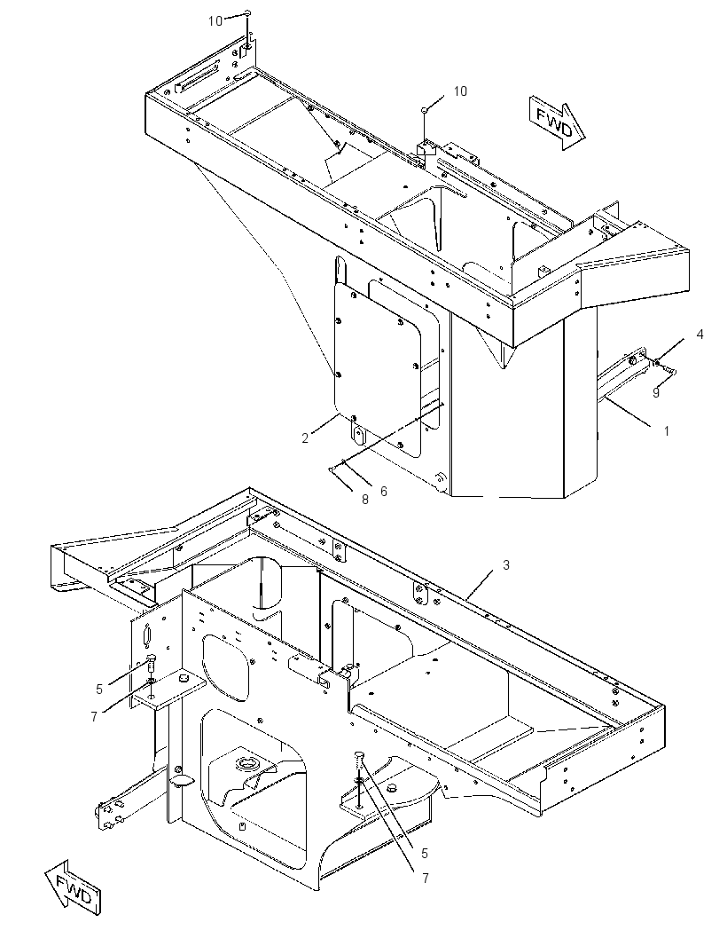 ENCLOSURE GP-HYDRAULIC TANK 2310810 CAT