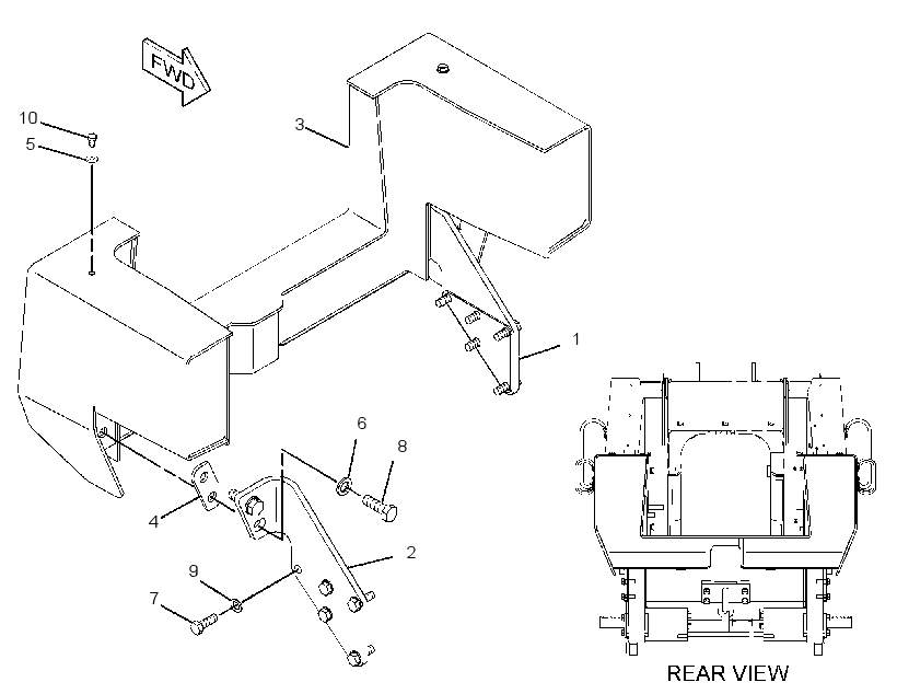 BUMPER GP 2358450 CAT