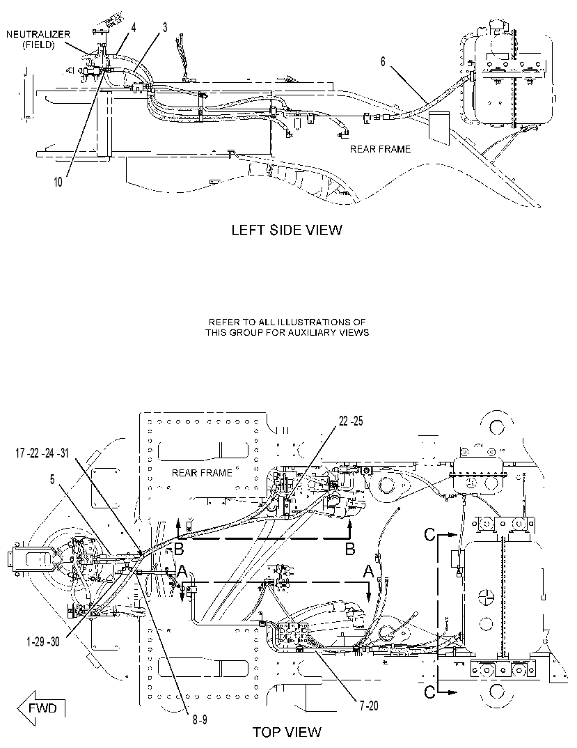 LINES GP-STEERING NEUTRALIZER 2461030 CAT