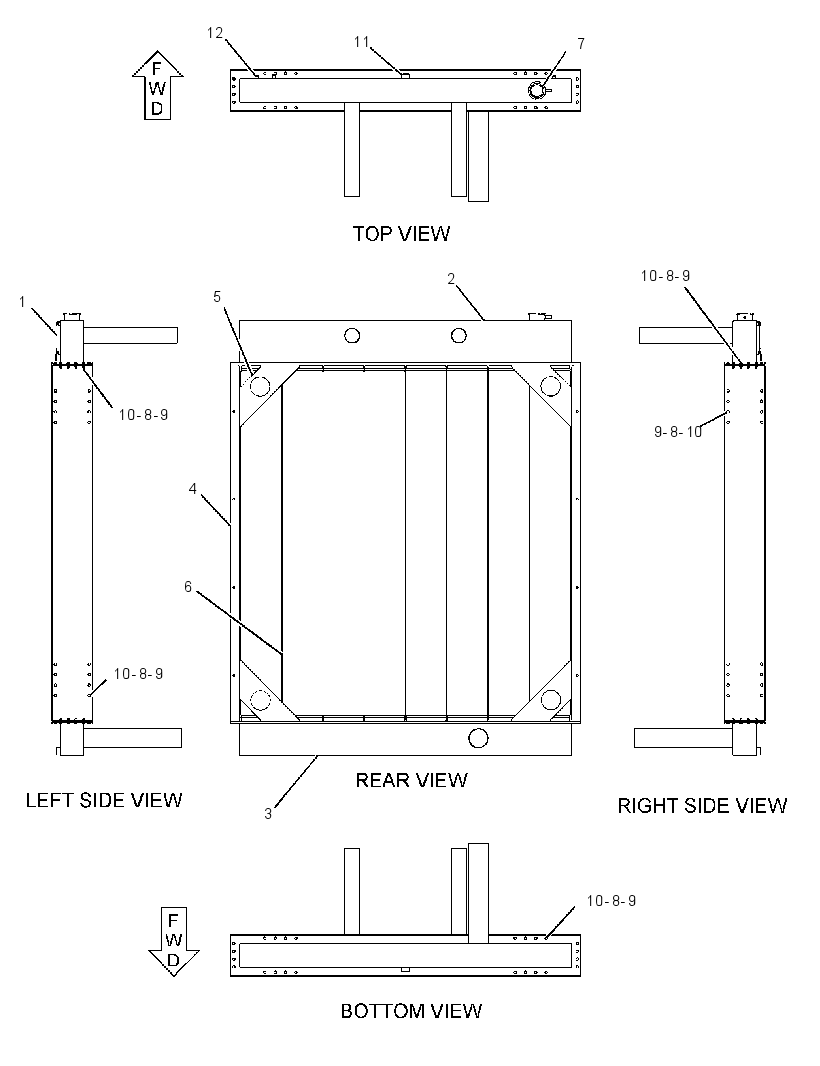 CORE AS-RADIATOR 2750332 CAT