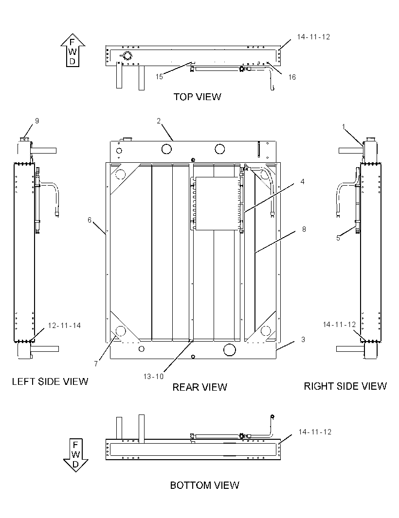 CORE AS-AFTERCOOLER 2750327 CAT