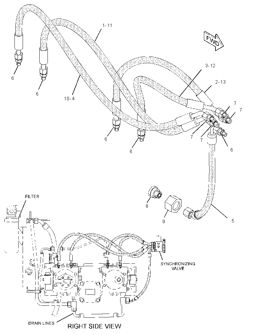 LINES GP-SYNCHRONIZING 2245054 CAT