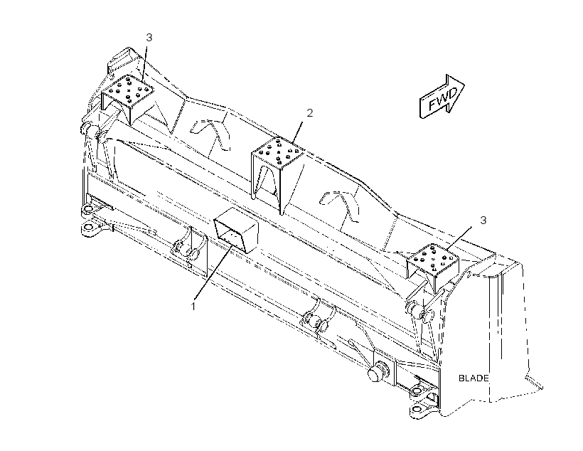 MOUNTING GP-MAST 2454145 CAT