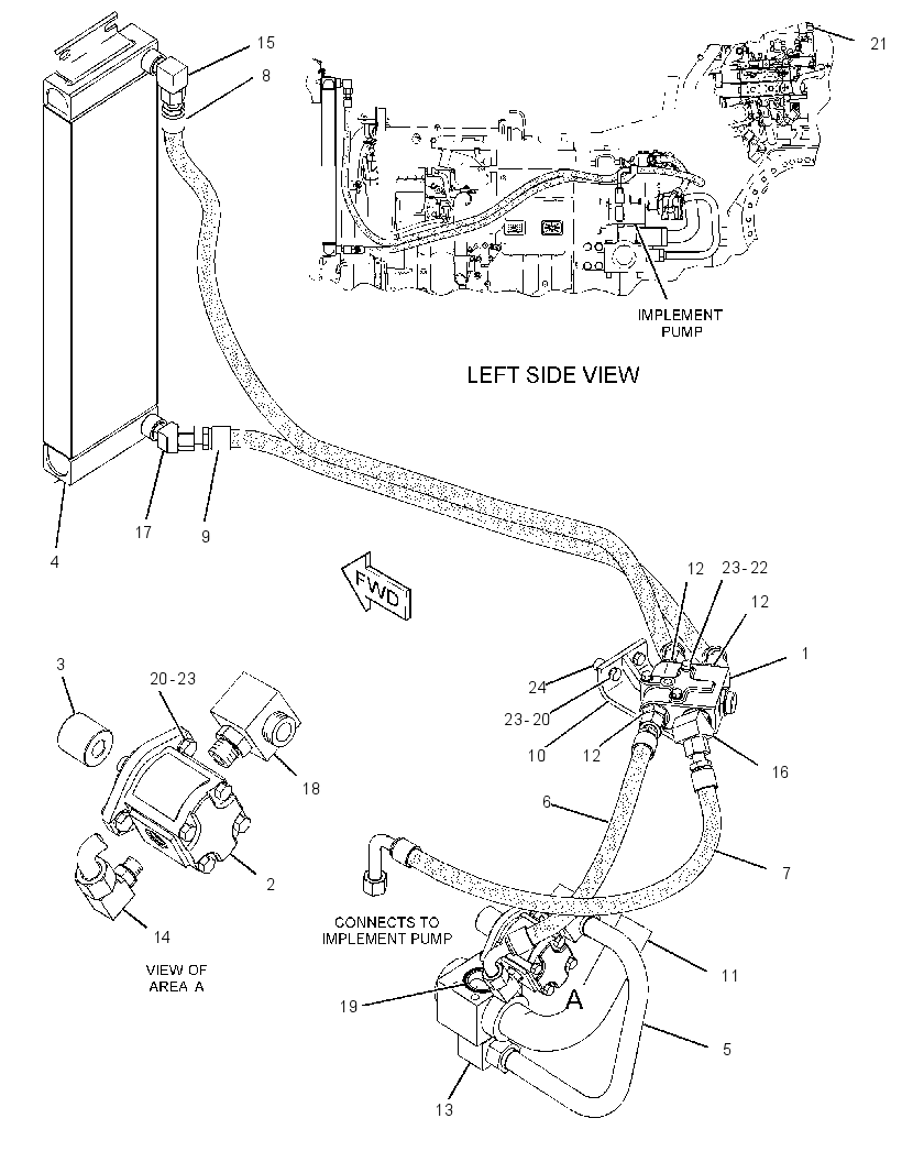 COOLER AR-HYDRAULIC OIL 2812780 CAT