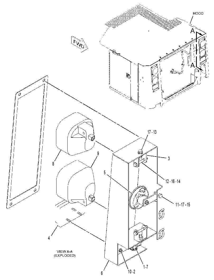 LIGHTING GP-FRONT 2411837 CAT