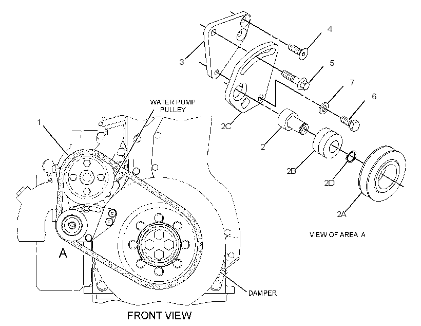 DRIVE GP-WATER PUMP 2796029 CAT