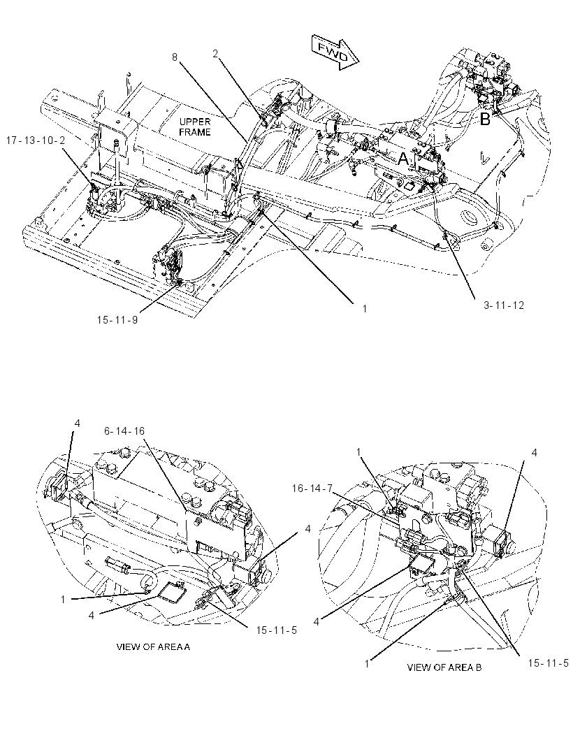 WIRING GP-AUXILIARY CONTROL 2510437 CAT