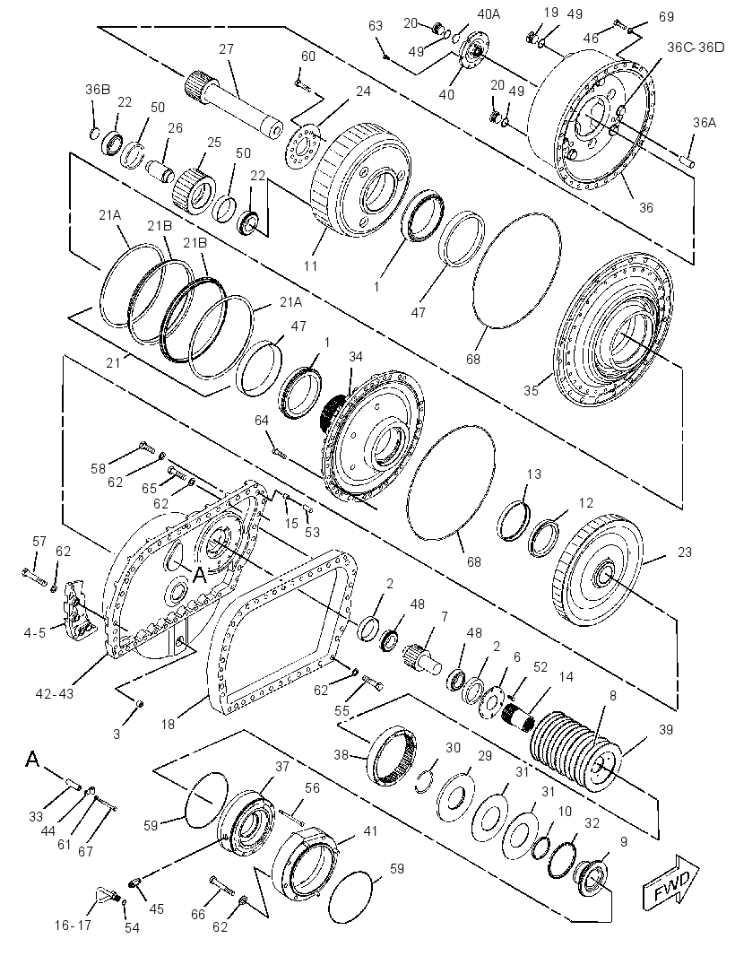 FINAL DRIVE & BRAKE GP 2366678 CAT