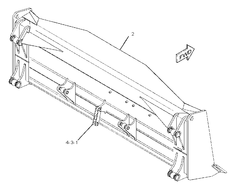 SEMI-UNIVERSAL BLADE GROUP 2233990 CAT