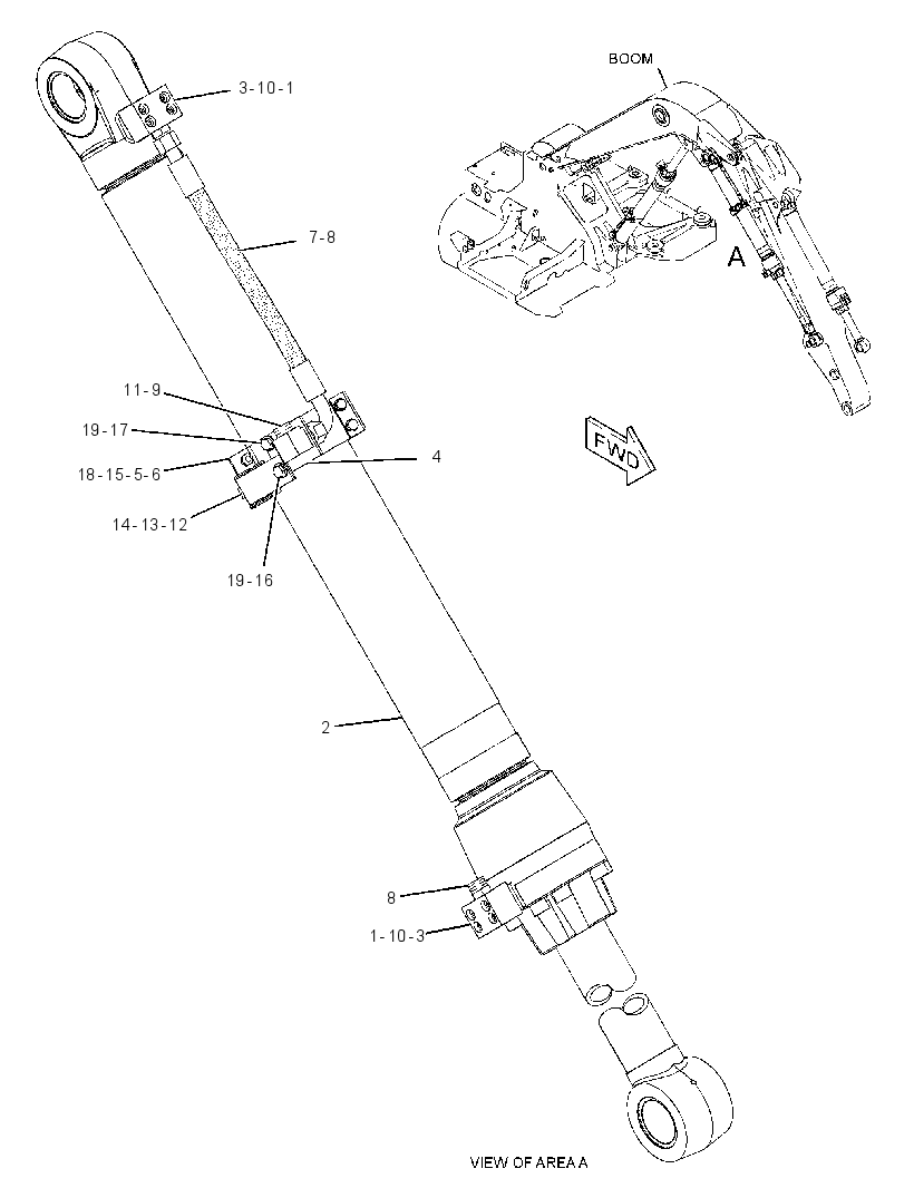 CYLINDER & MTG GP-STICK 2823013 CAT