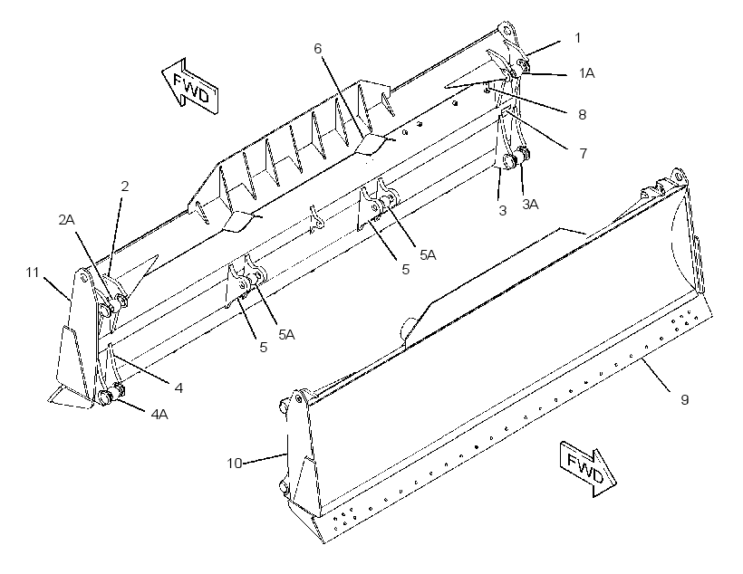 BLADE AS-STRAIGHT 2234009 CAT