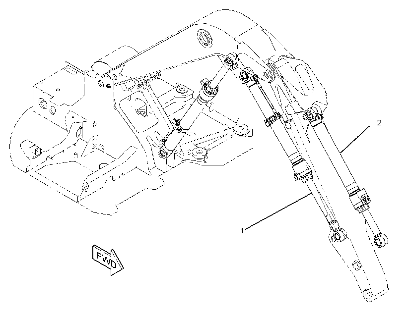 CYLINDER & MTG GP-STICK & SAW 2823109 CAT
