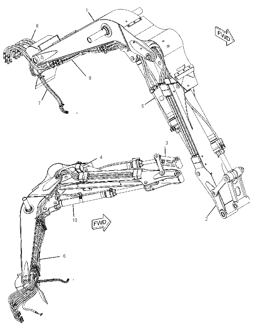 LINKAGE AR-FELLING HEAD 2823069 CAT