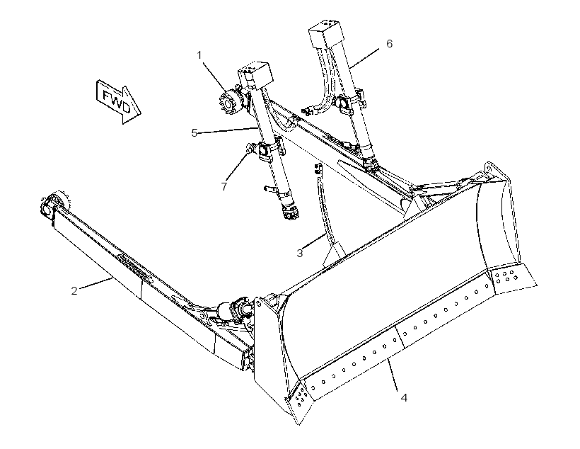 BULLDOZER AR-SEMI-UNIVERSAL 2228756 CAT