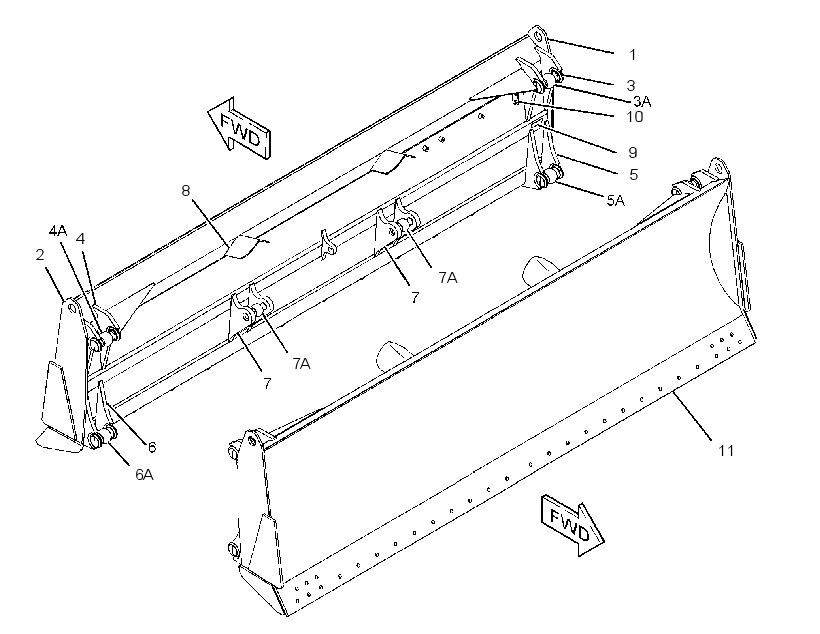 BLADE AS-STRAIGHT 2454305 CAT