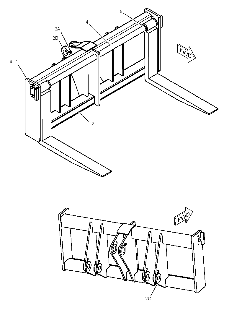 FORK GP-LUMBER 1437206 CAT