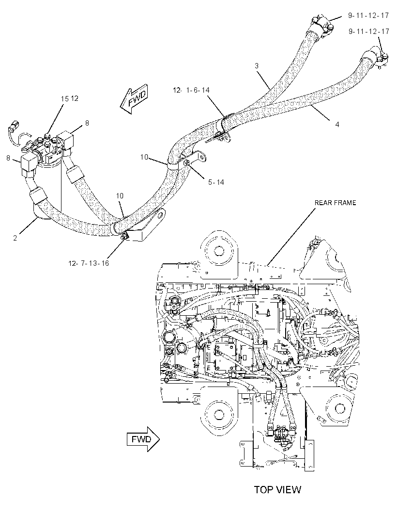 FILTER & LINES GP-TRANSMISSION 2442339 CAT