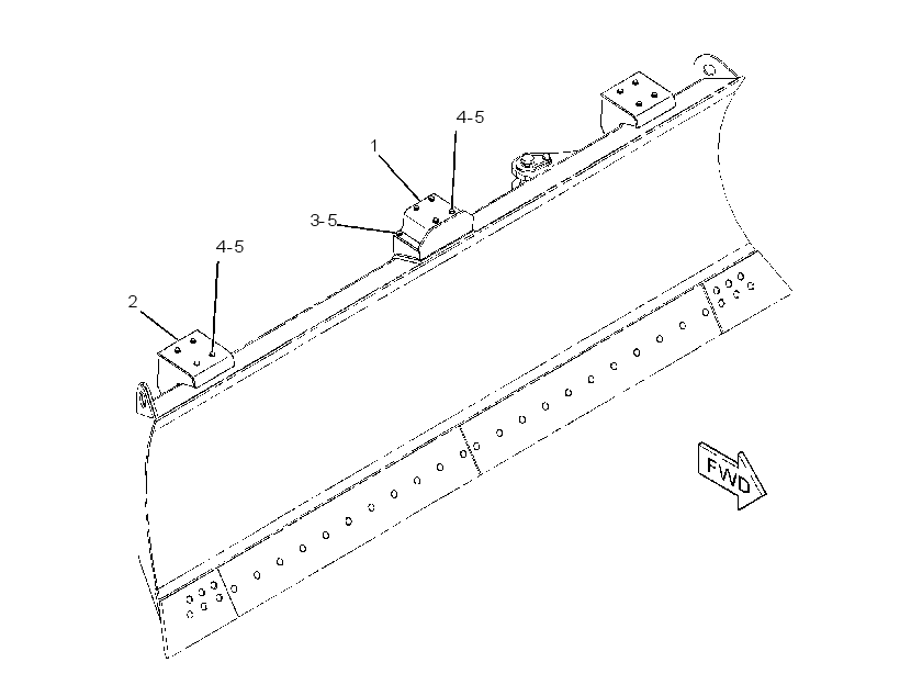 MOUNTING GP-MAST 2454139 CAT
