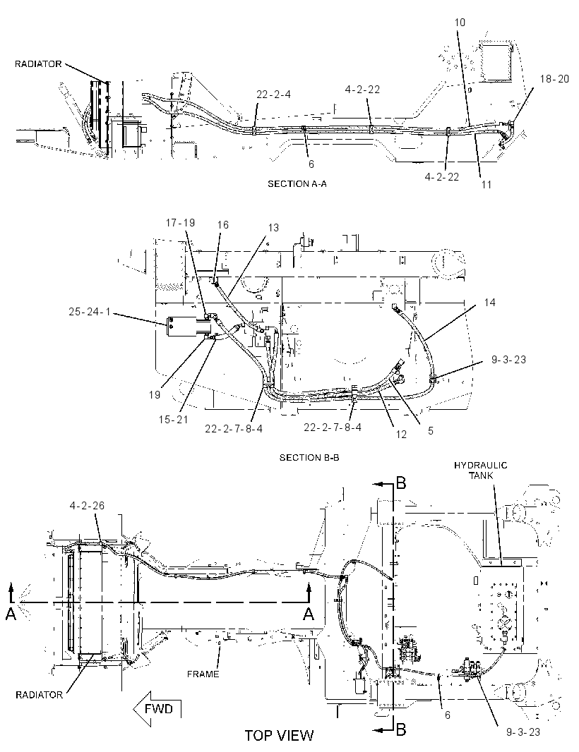 PUMP & LINES GP-HYDRAULIC 2516111 CAT