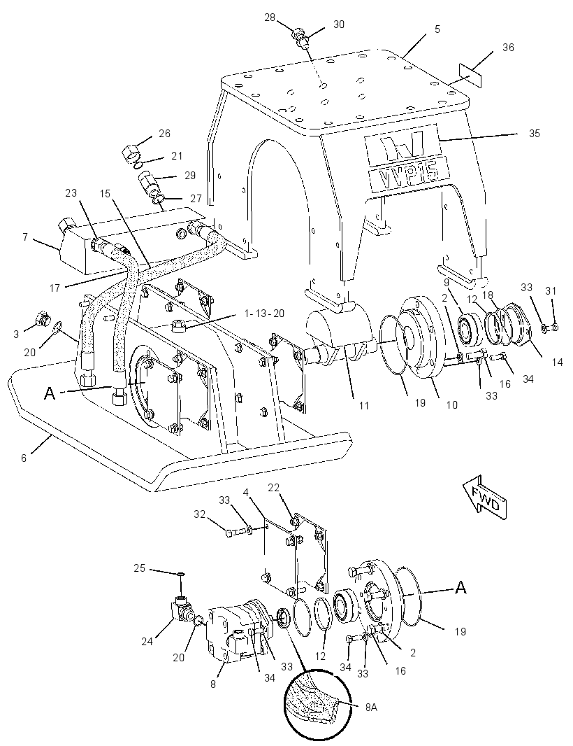 COMPACTOR GP-VIBRATORY PLATE 2577475 CAT