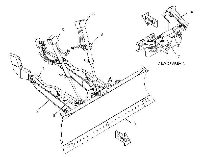 BULLDOZER AR-PWR ANGLE & TILT 2228015 CAT