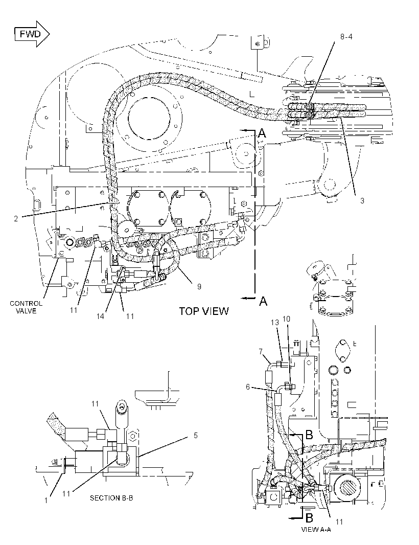 LINES GP-SWING CYLINDER 2694200 CAT